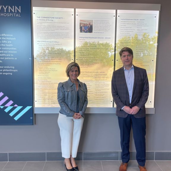  Jeremiah O. McCarthy Family Foundation & Northland Communications Becomes Member of MVHS Cornerstone Society; Emergency Department Pod Sponsor for New Wynn Hospital 